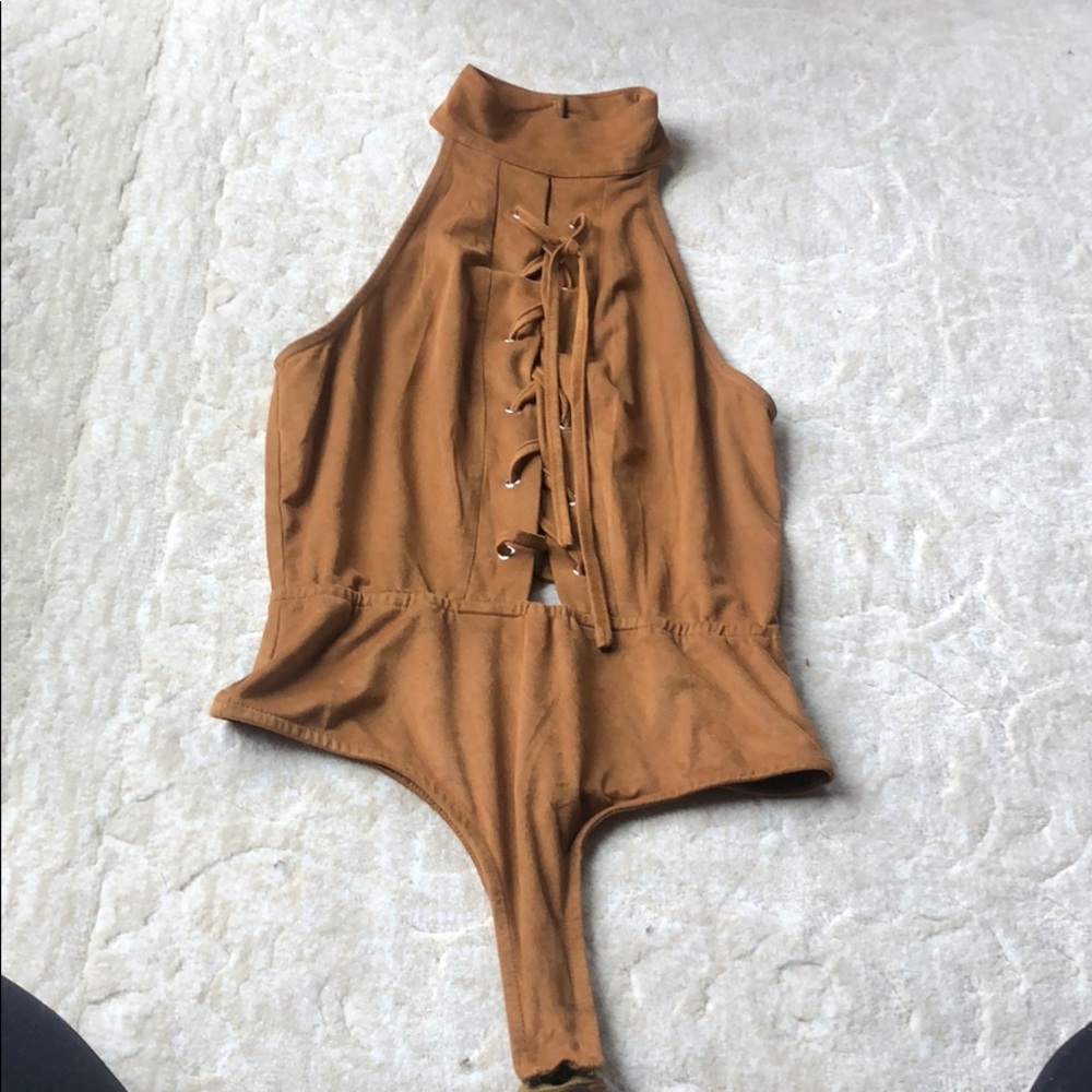 Tan bodysuit